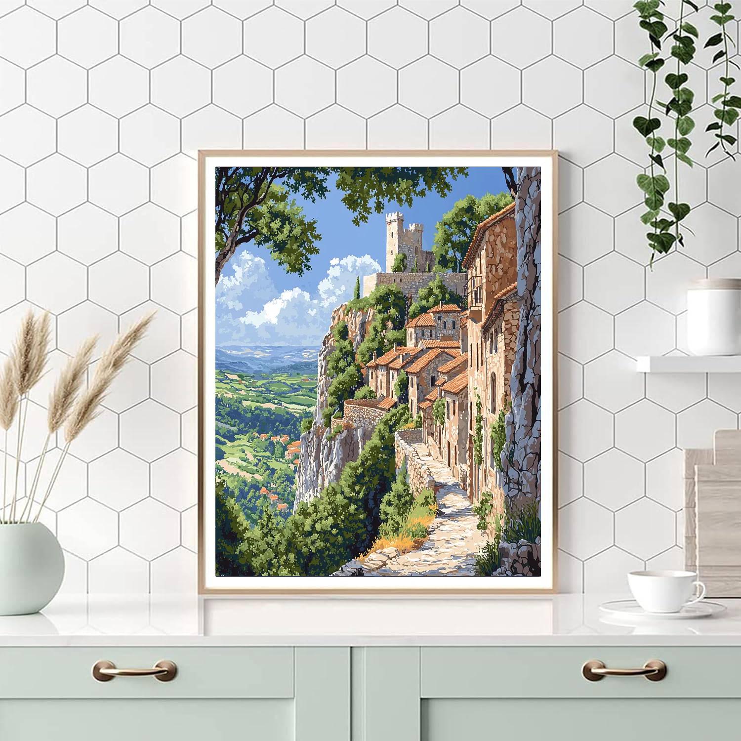 Rocamadour Village - Dordogne DIY Paint By Numbers