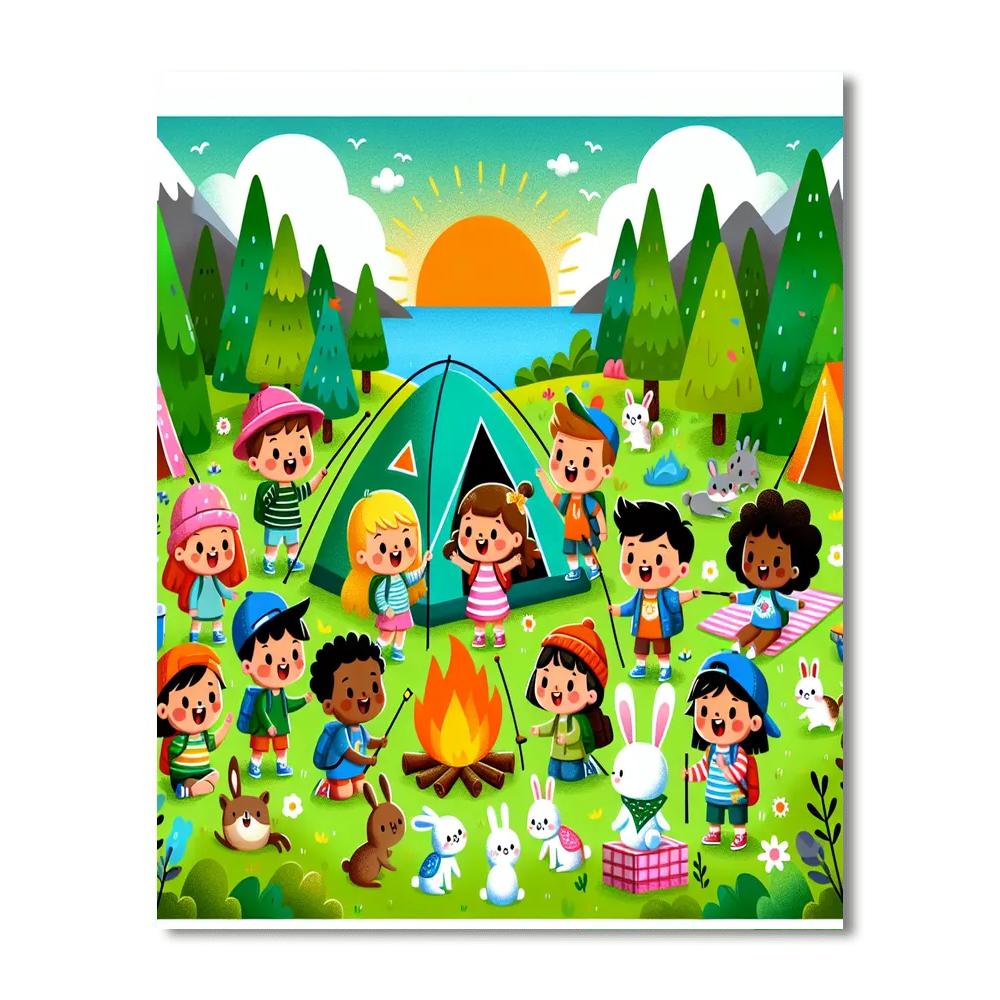 Adventure Camp Painting By Numbers Kit