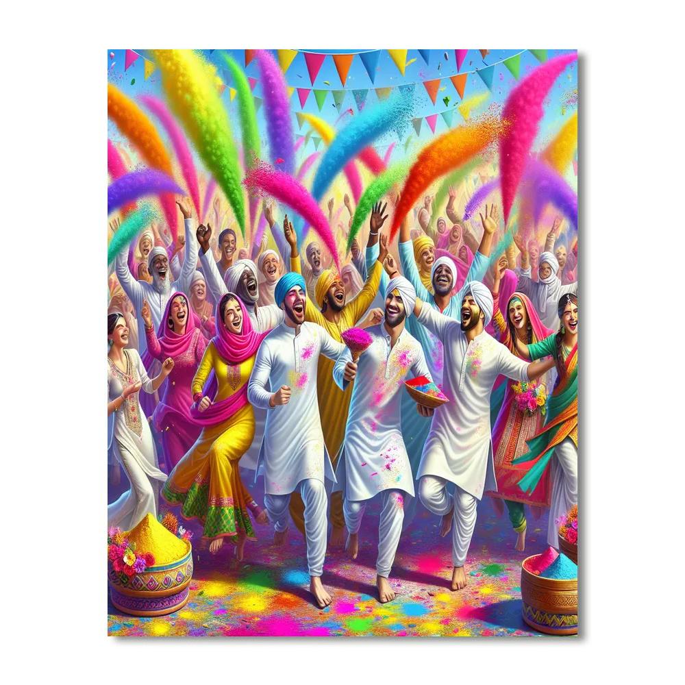 Carnival Of Colors - India DIY Paint By Numbers