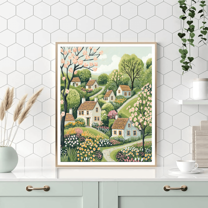 Beatrix Potter Inspired Charming Cottages  Paint By Numbers