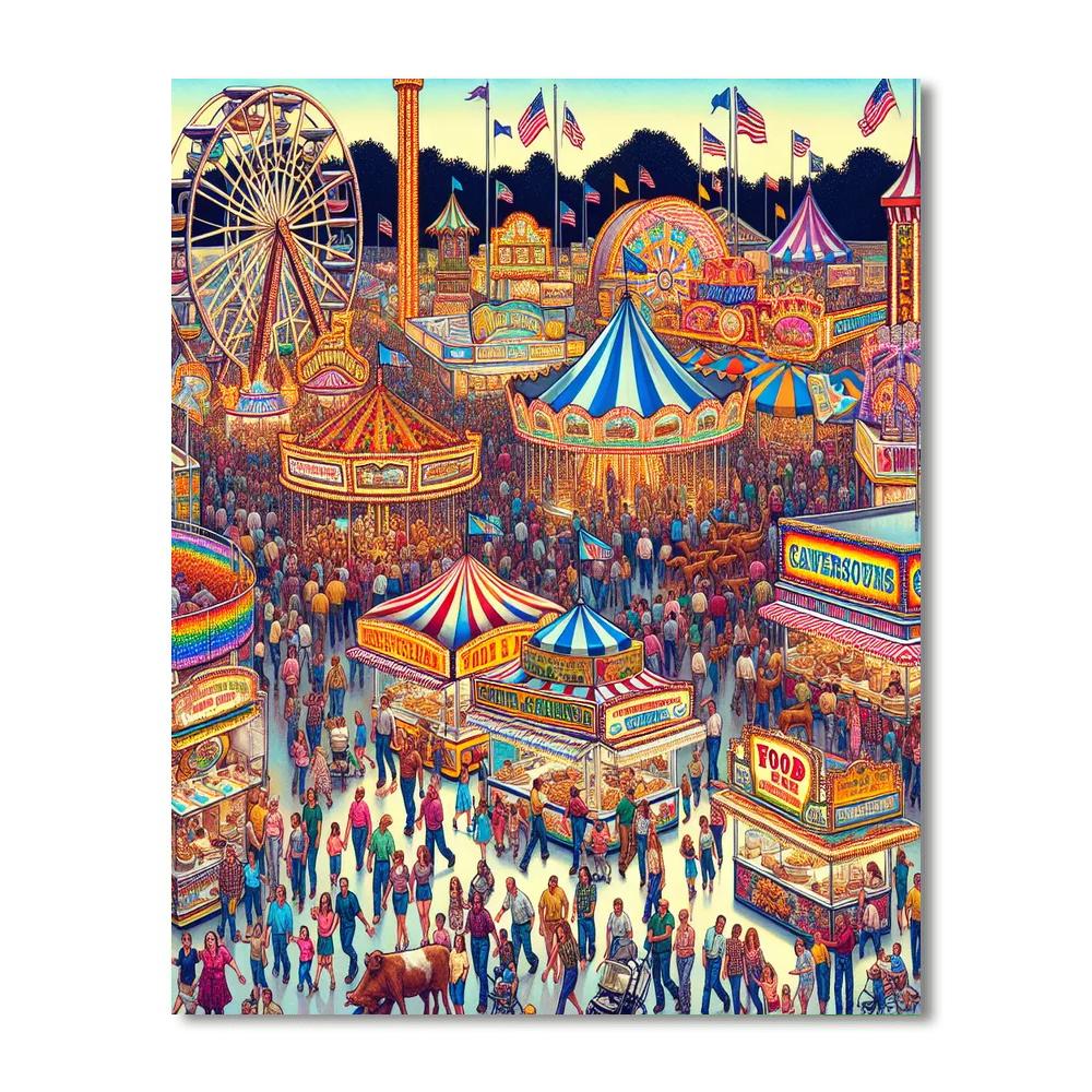 The Great New York State Fair Paint By Number
