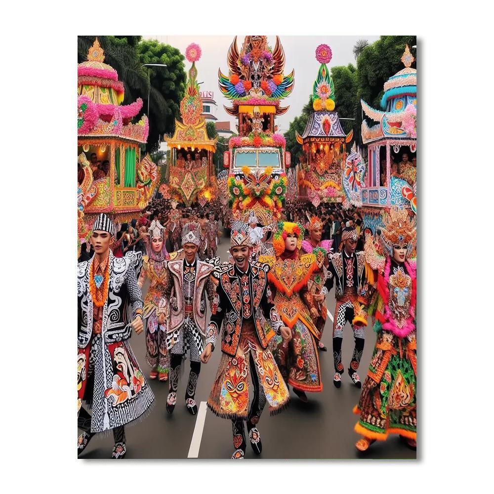 Karnaval - Surabaya Number Painting