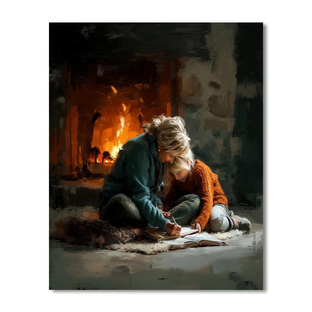 Family Storytime Paint By Color