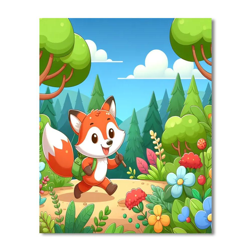 Curious Fox Explorer DIY Paint By Numbers