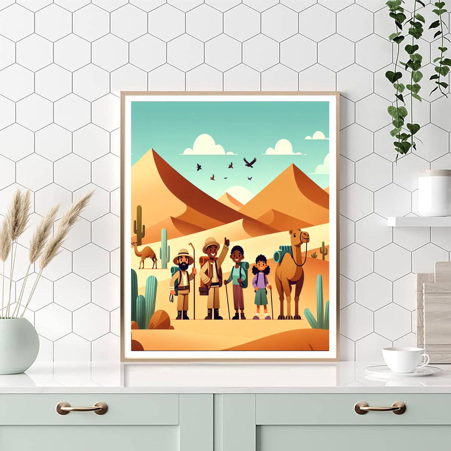 Desert Explorer Expedition DIY Paint By Numbers