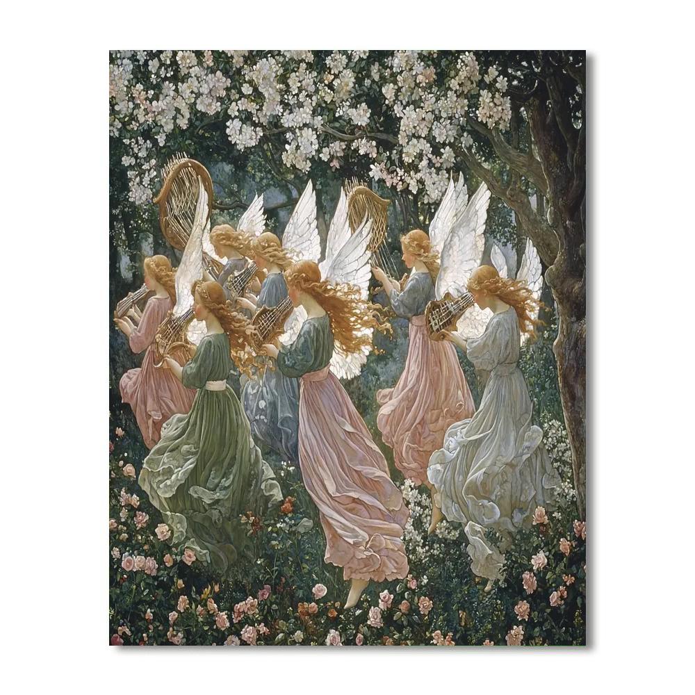 Burne-Jones Inspired Burne-Jones' Enchanted Visions  Number Painting