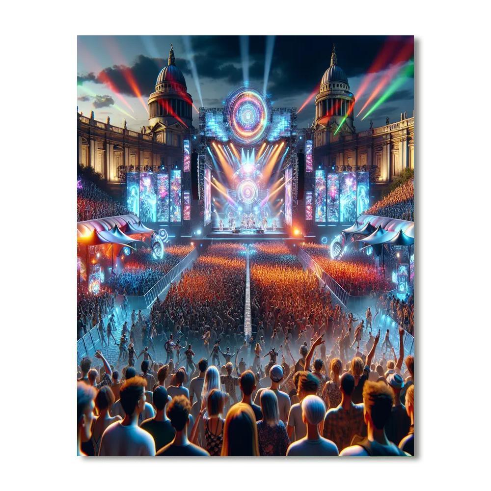 Nuits Sonores - Lyon Paint By Color