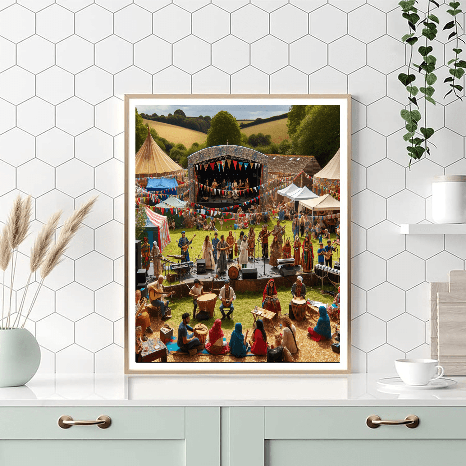 Womad Festival - England Painting Number Kit