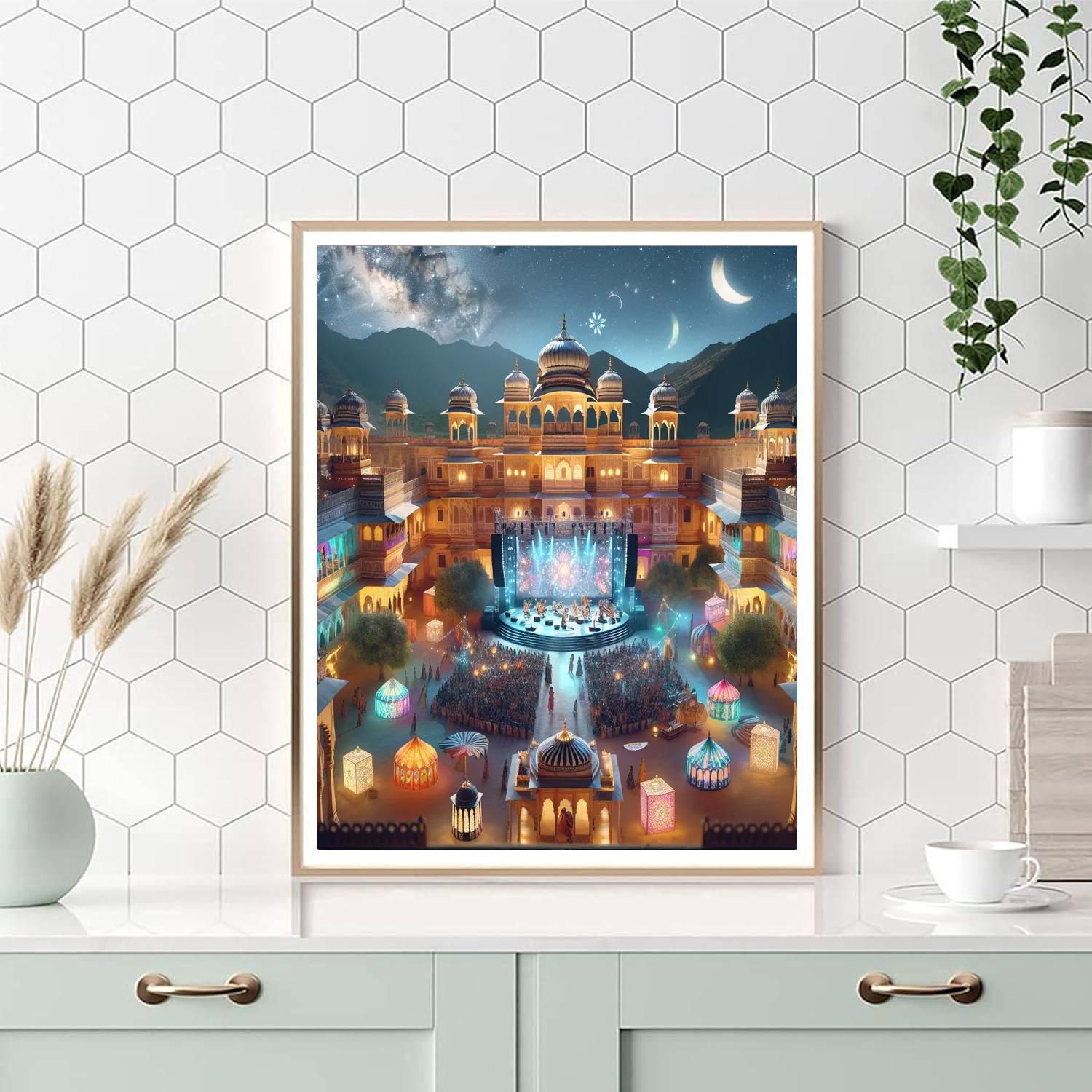 Magnetic Fields Festival - India Painting Number Kit