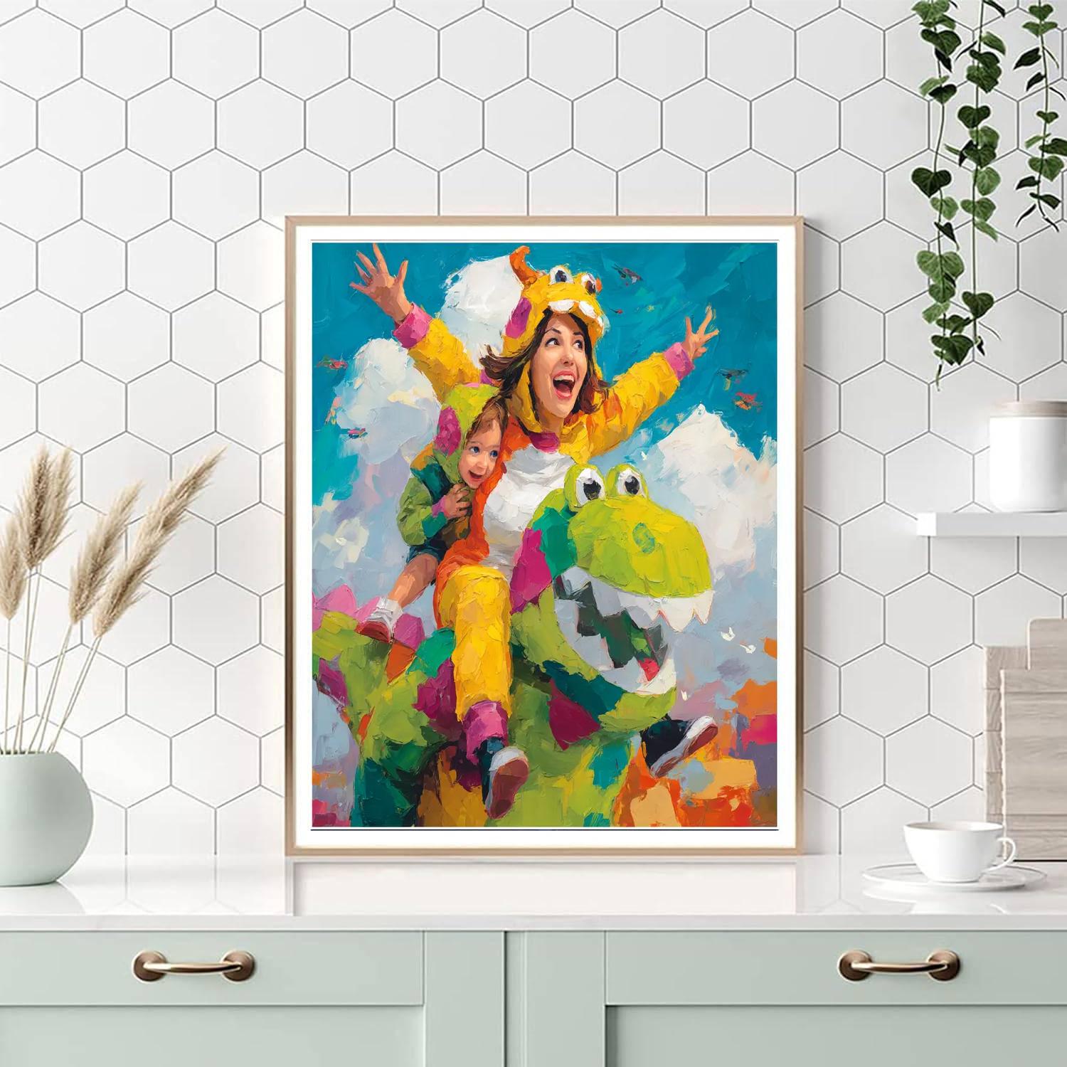 Moms And Monsters Paint By Color