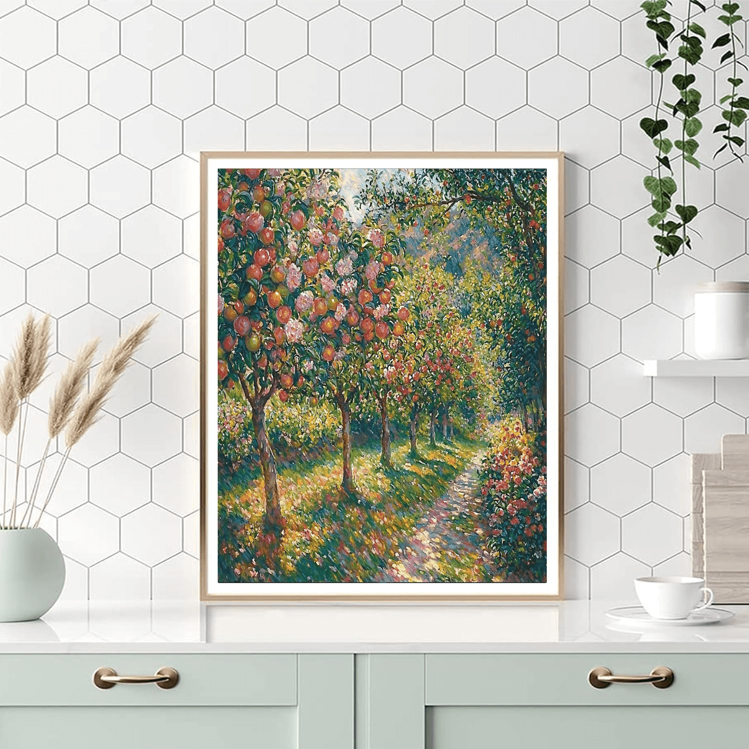 Pierre-Auguste Renoir Inspired Harmonic Orchards  Paint By Numbers