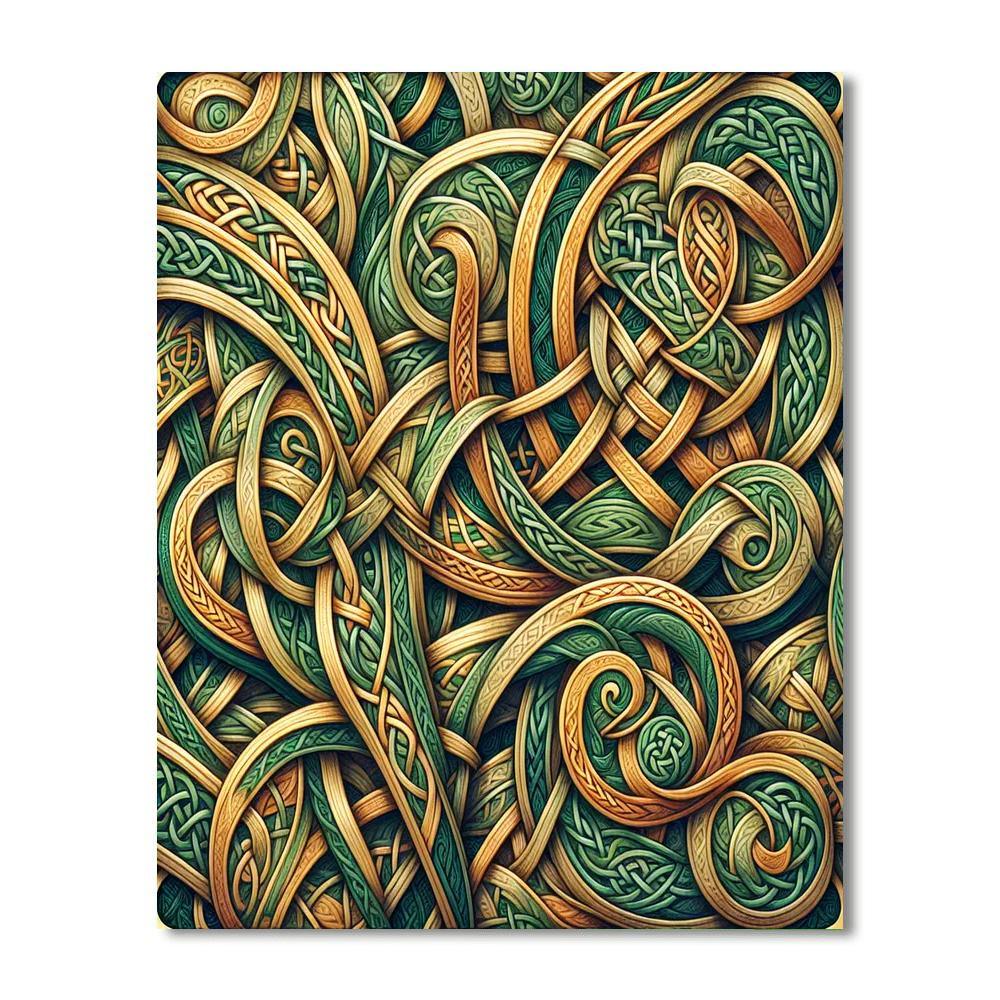 Celtic Knotwork Harmony Paint By Numbers Art