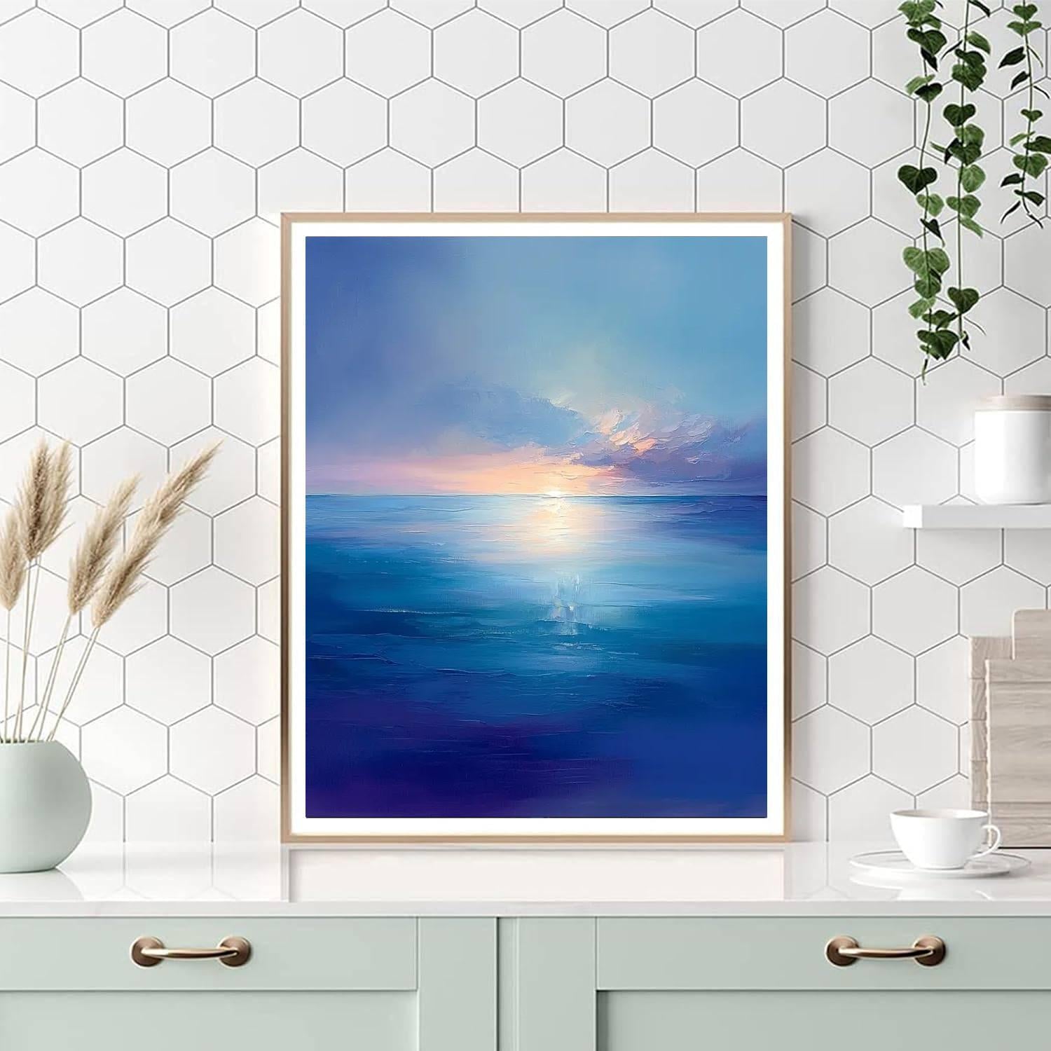 Caravaggio Inspired Dreamscape Horizon  DIY Paint By Numbers