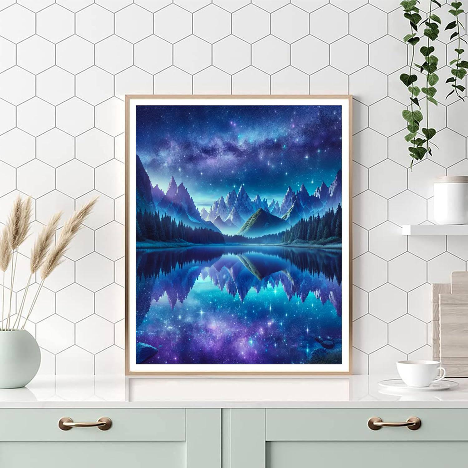 Mystical Mountain Landscape Paint By Numbers