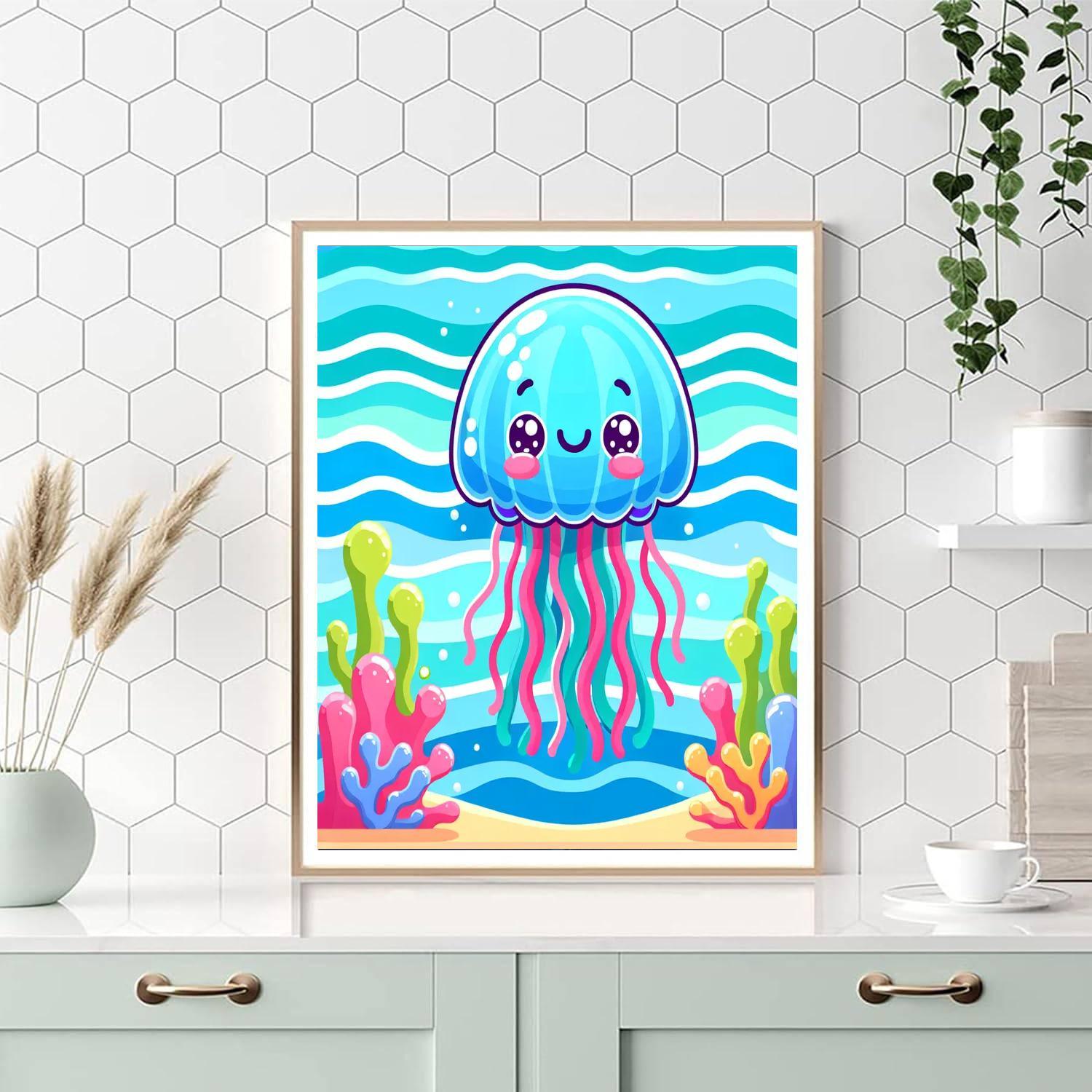 Whimsical Jellyfish Paint By Numbers Kits