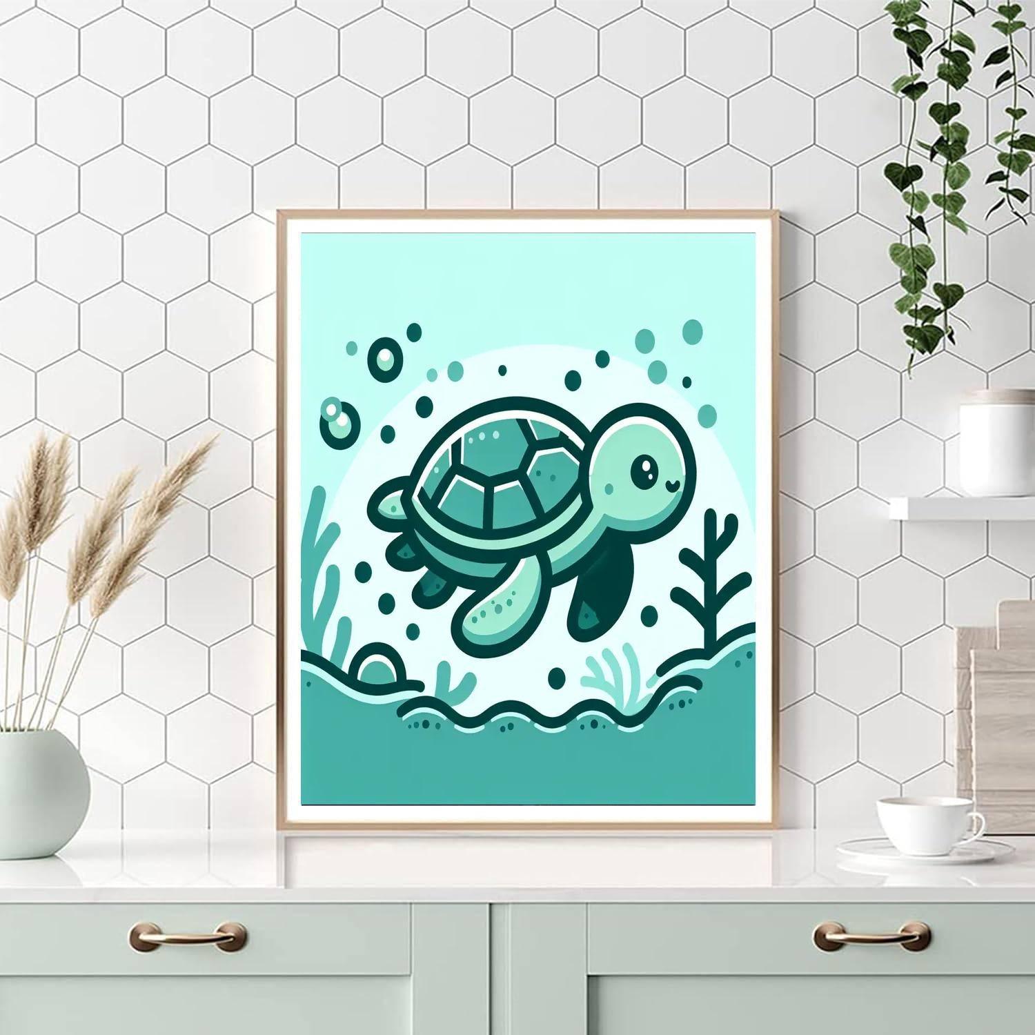 Tiny Turtle Trek Paint By Numbers Kits