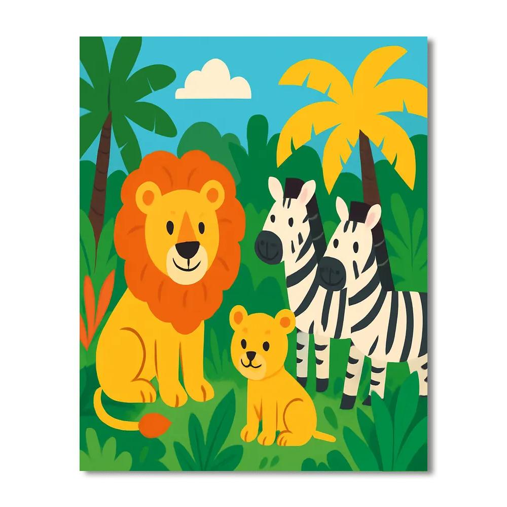 Super Safari Numbered Painting Kits