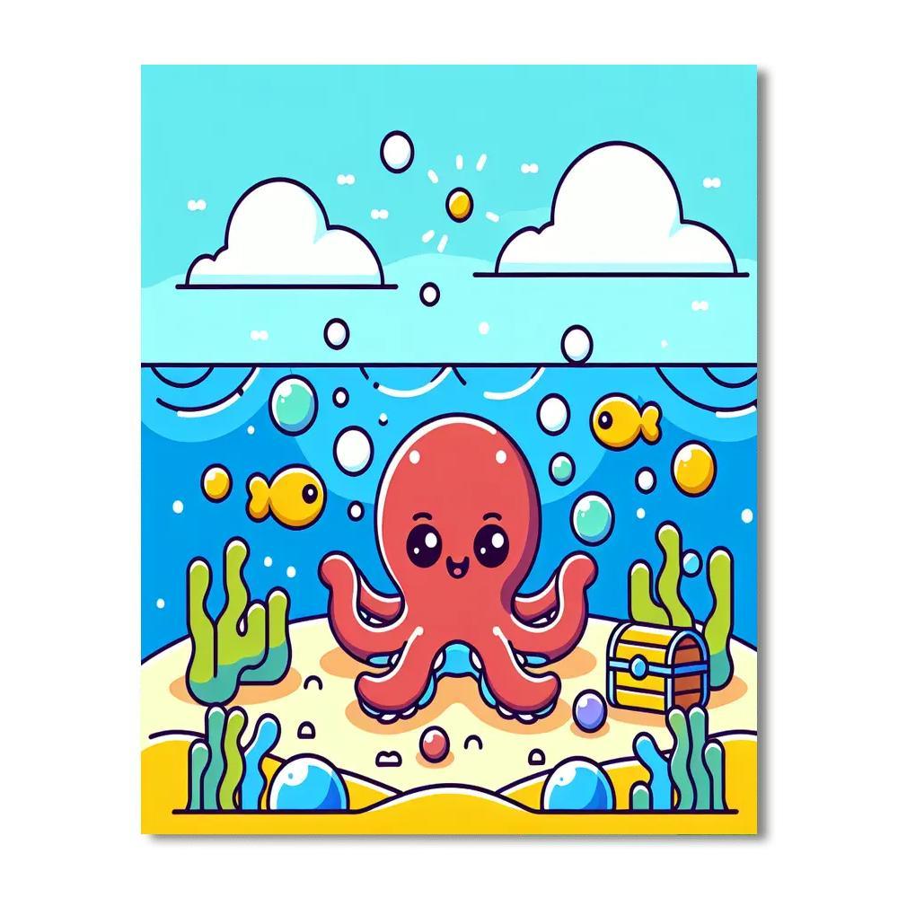 Oceanic Quest For Treasures DIY Paint By Numbers