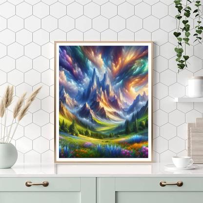 Intriguing Fantasy Landscape Paint By Numbers Kits