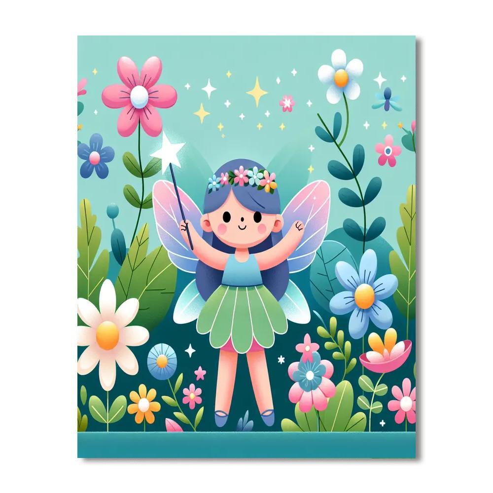 Mystical Fairies Paint By Numbers Art