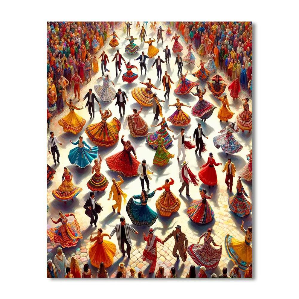 Cultural Festival Celebration Paint By Numbers Art