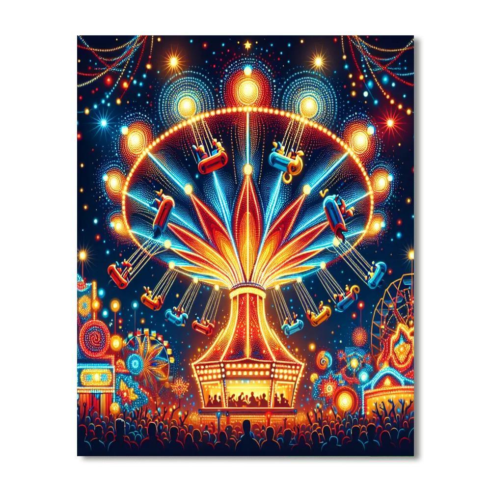 Carnival Night Extravaganza Painting Number Kit