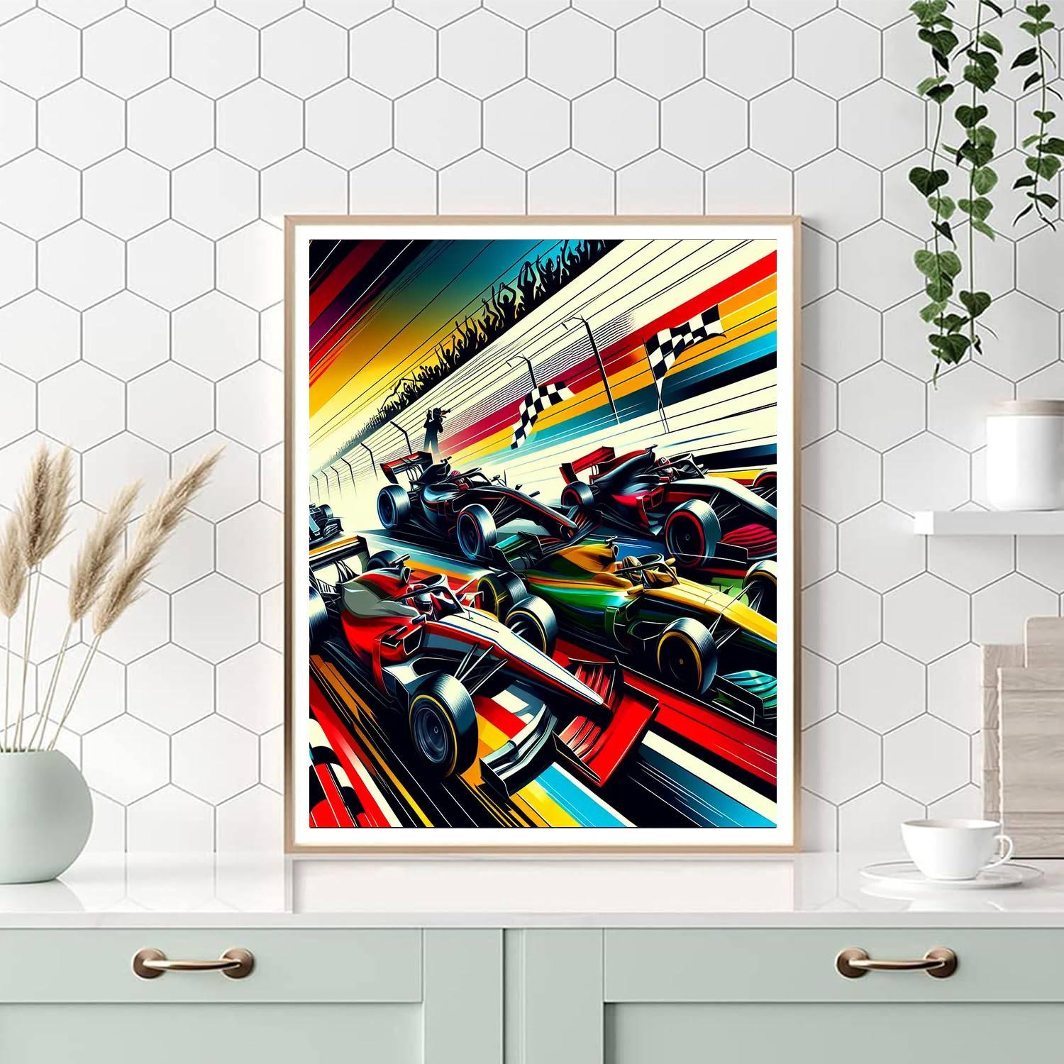 Race To Adventure DIY Paint By Numbers