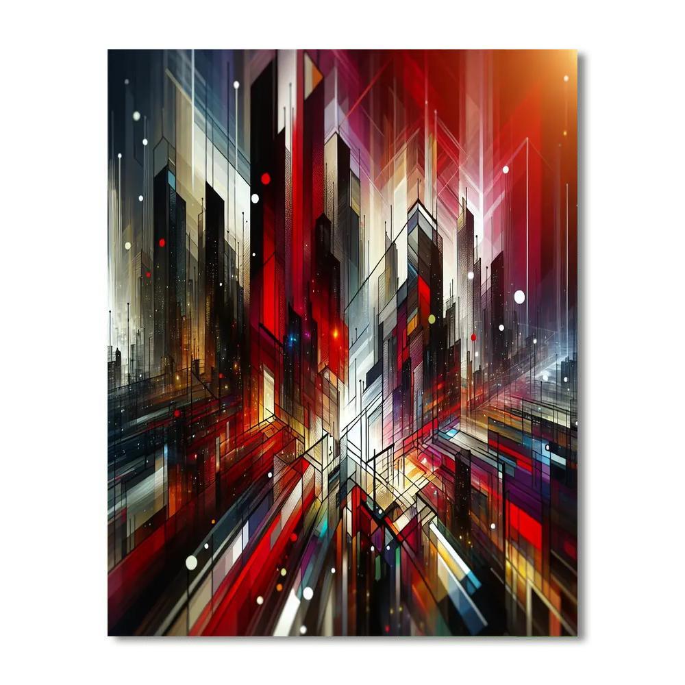 Modern Urban Expressions Numbered Painting Kits