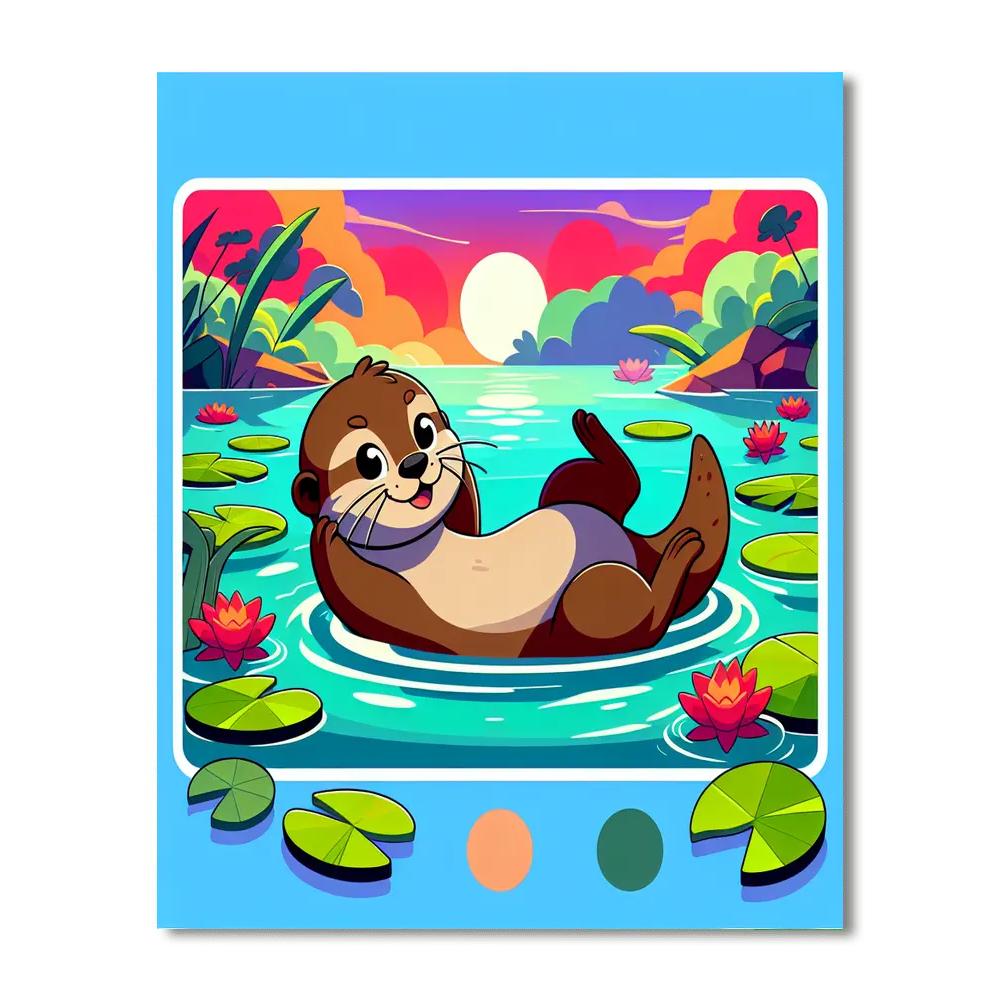 Curious Otter Paint By Numbers Kits
