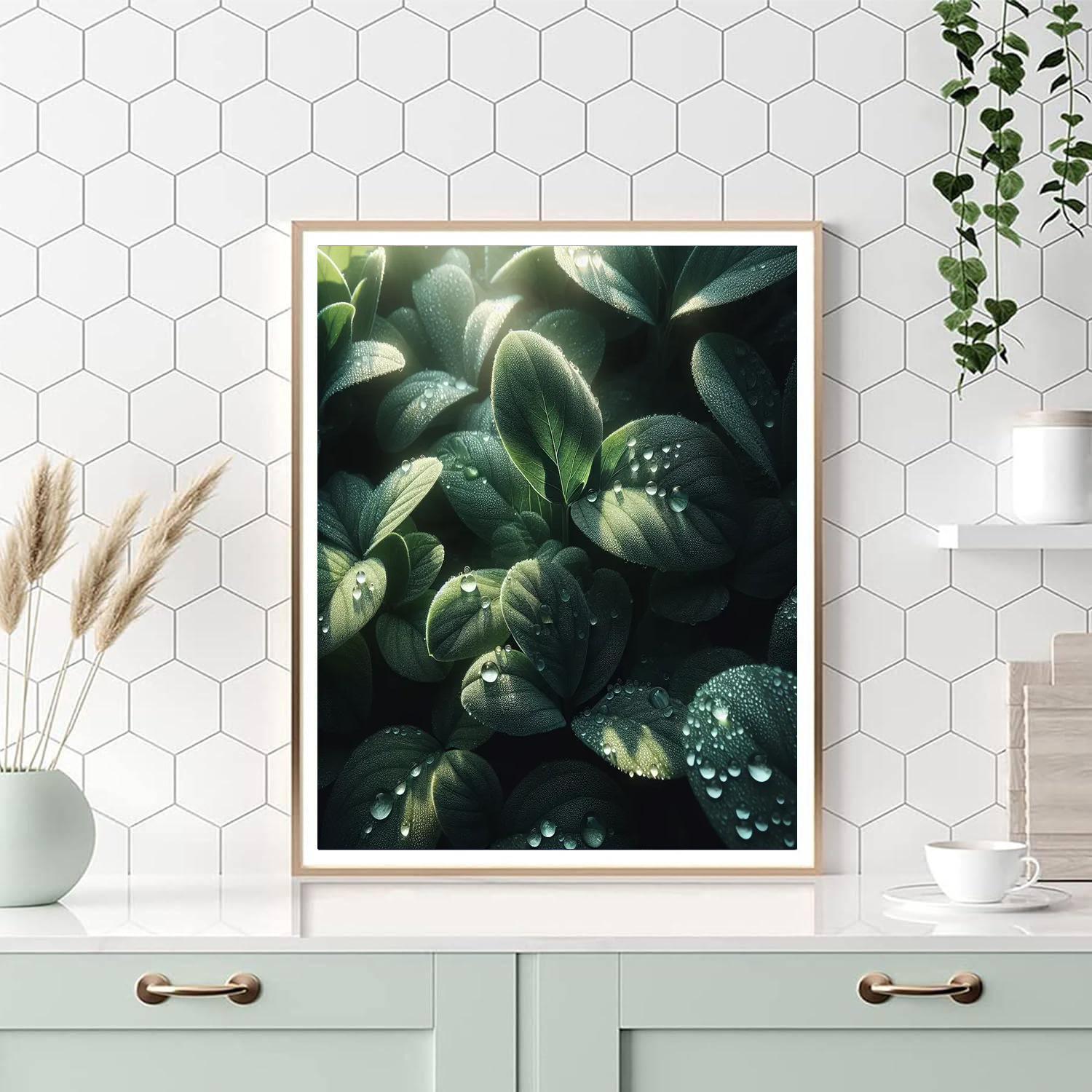 Morning Dewdrops Elegance Paint By Numbers Art