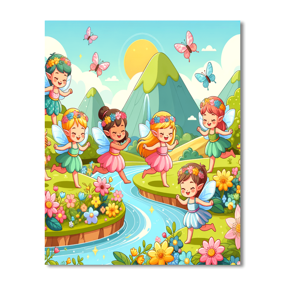 Whimsical Fairy Kingdom Paint By Numbers Kits