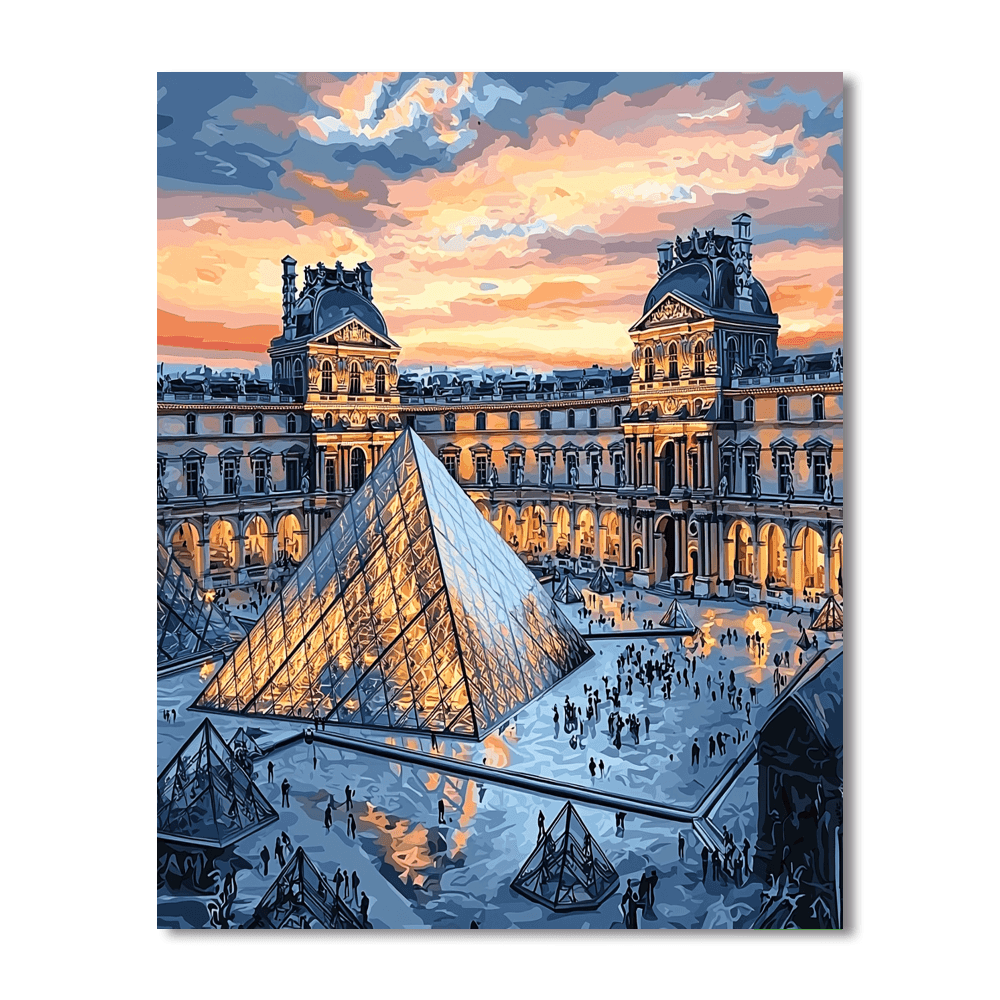 Louvre Museum - Paris Numbered Painting Kits