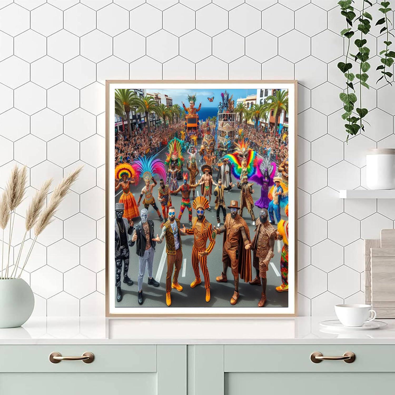 The Carnival Of Santa Cruz De Tenerife - Spain Paint By Number