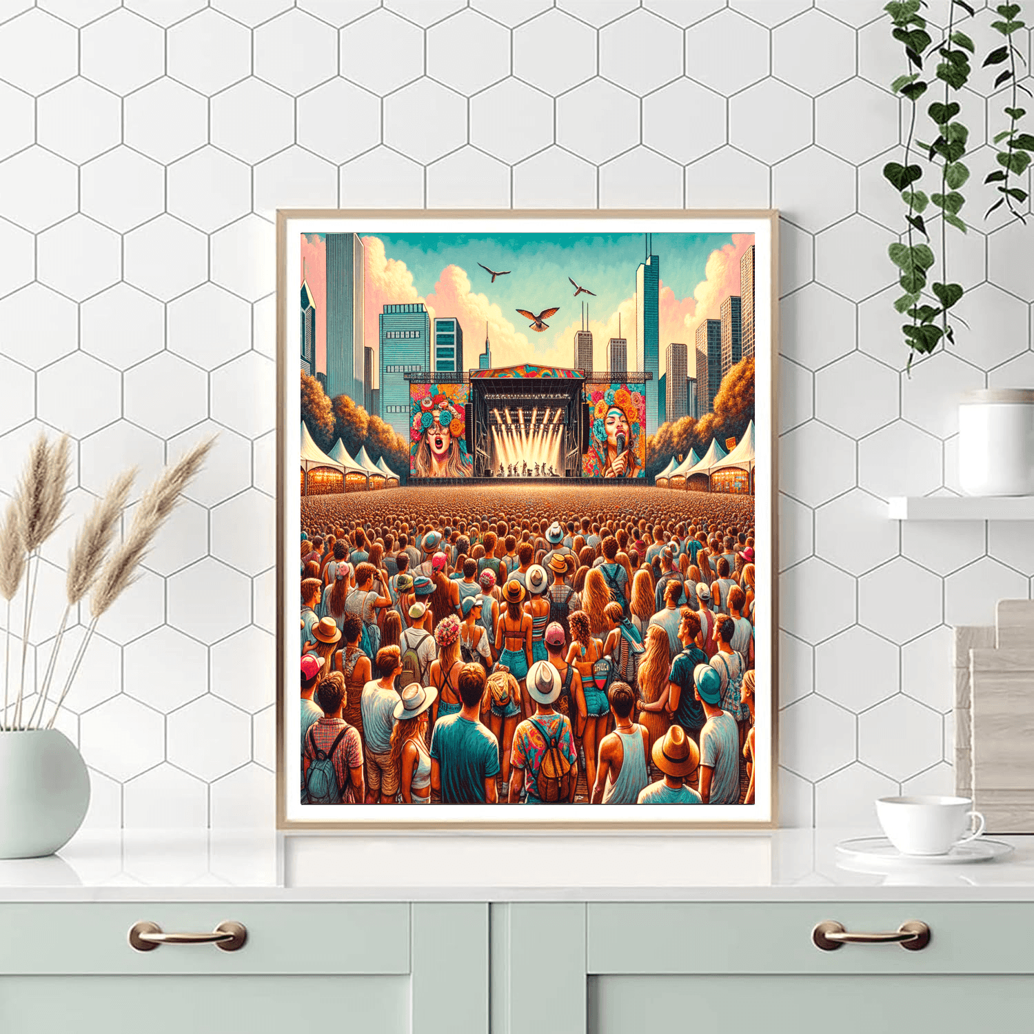 Lollapalooza Number Painting