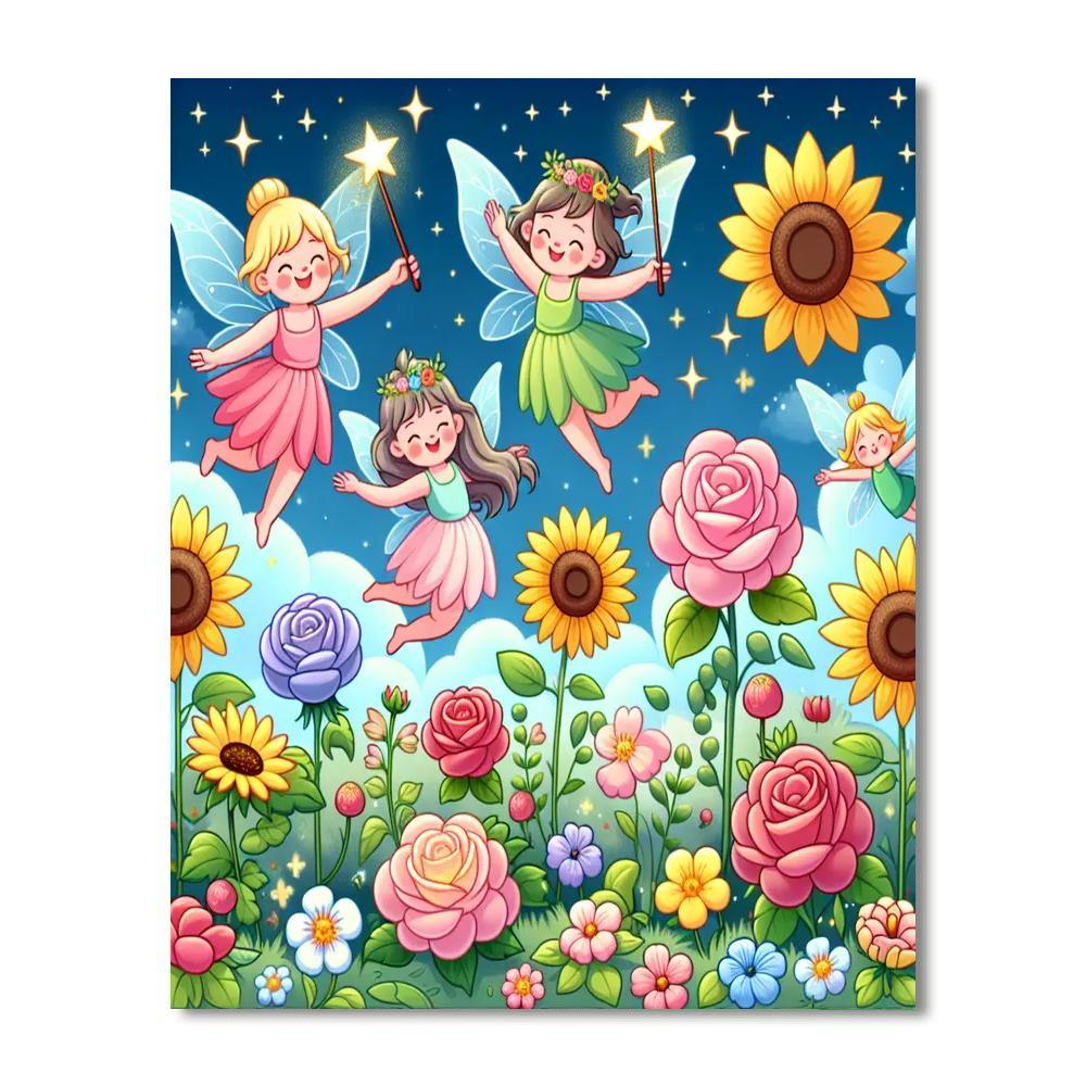 Adventure With Fairy Friends Paint By Numbers Kits