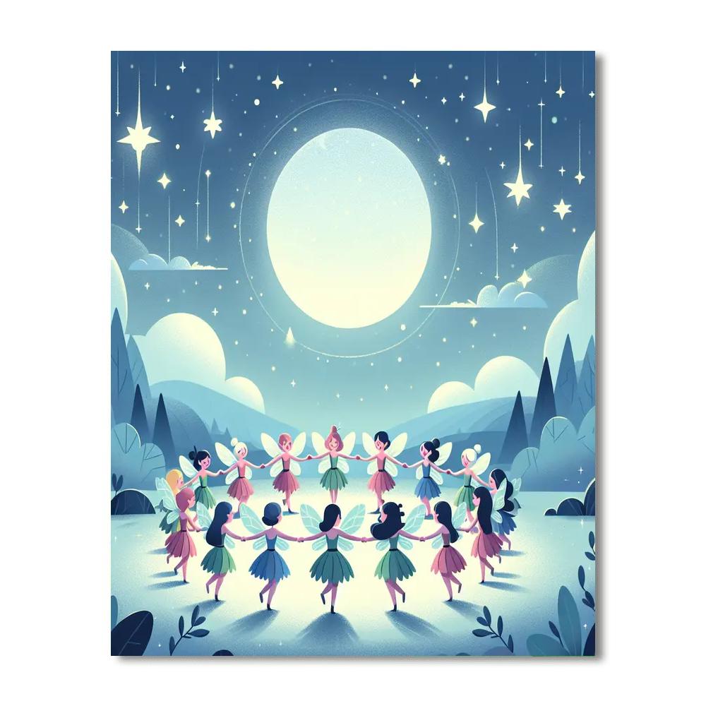 Enchanted Fairy Circle Paint By Numbers
