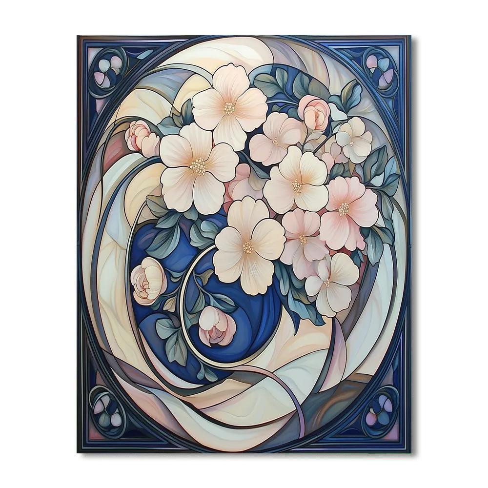 Alphonse Mucha Inspired Ethereal Nature's Melody  Paint By Numbers Kits