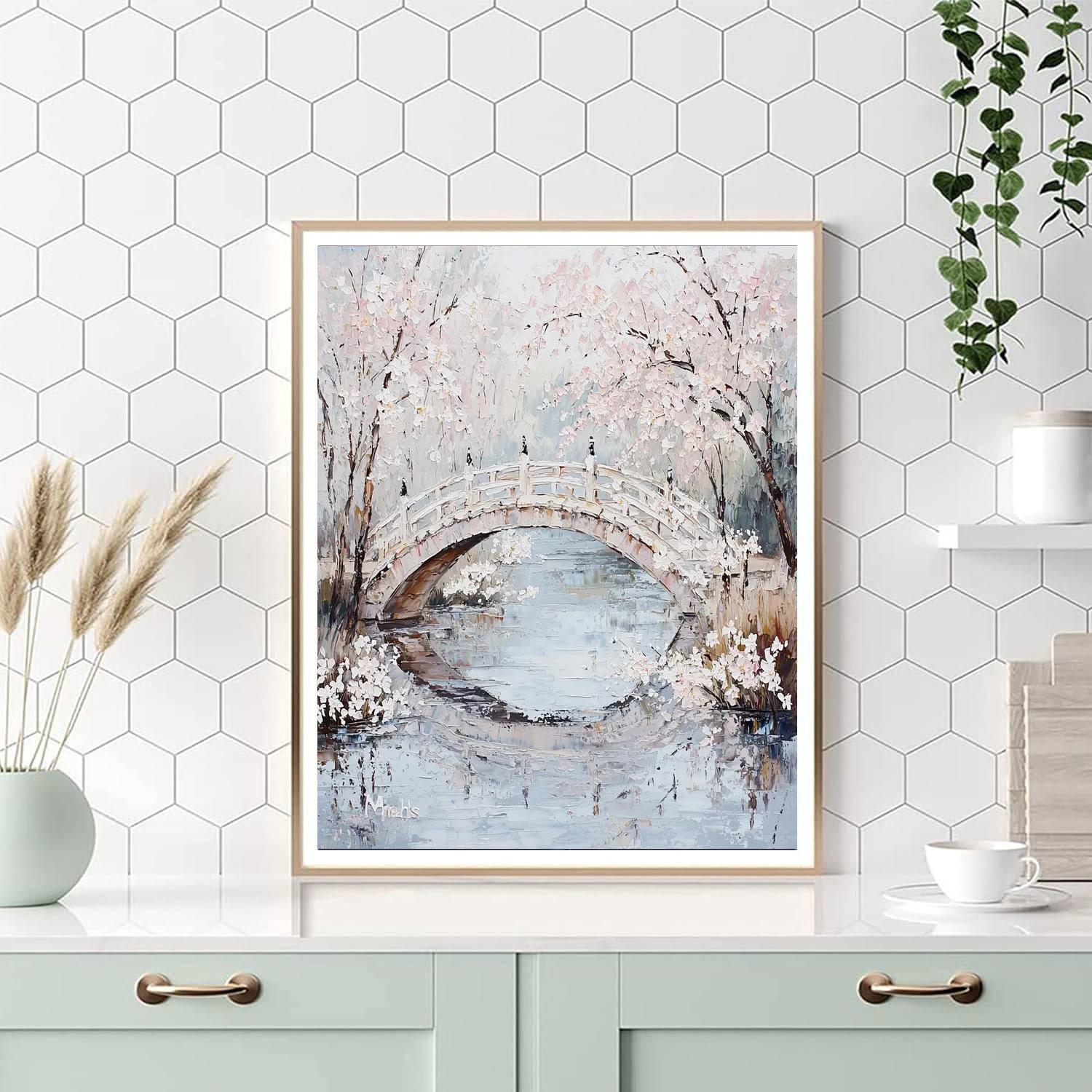 Monet Inspired Spring Blossom Dance  Painting By Numbers Kit