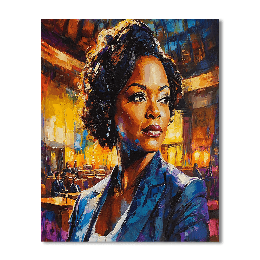 Viola Davis: The Bold Essence Of Annalise Keating DIY Paint By Numbers