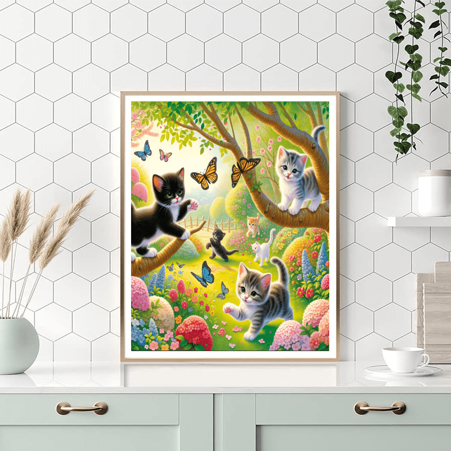 Curious Kitten Adventures Painting Number Kit