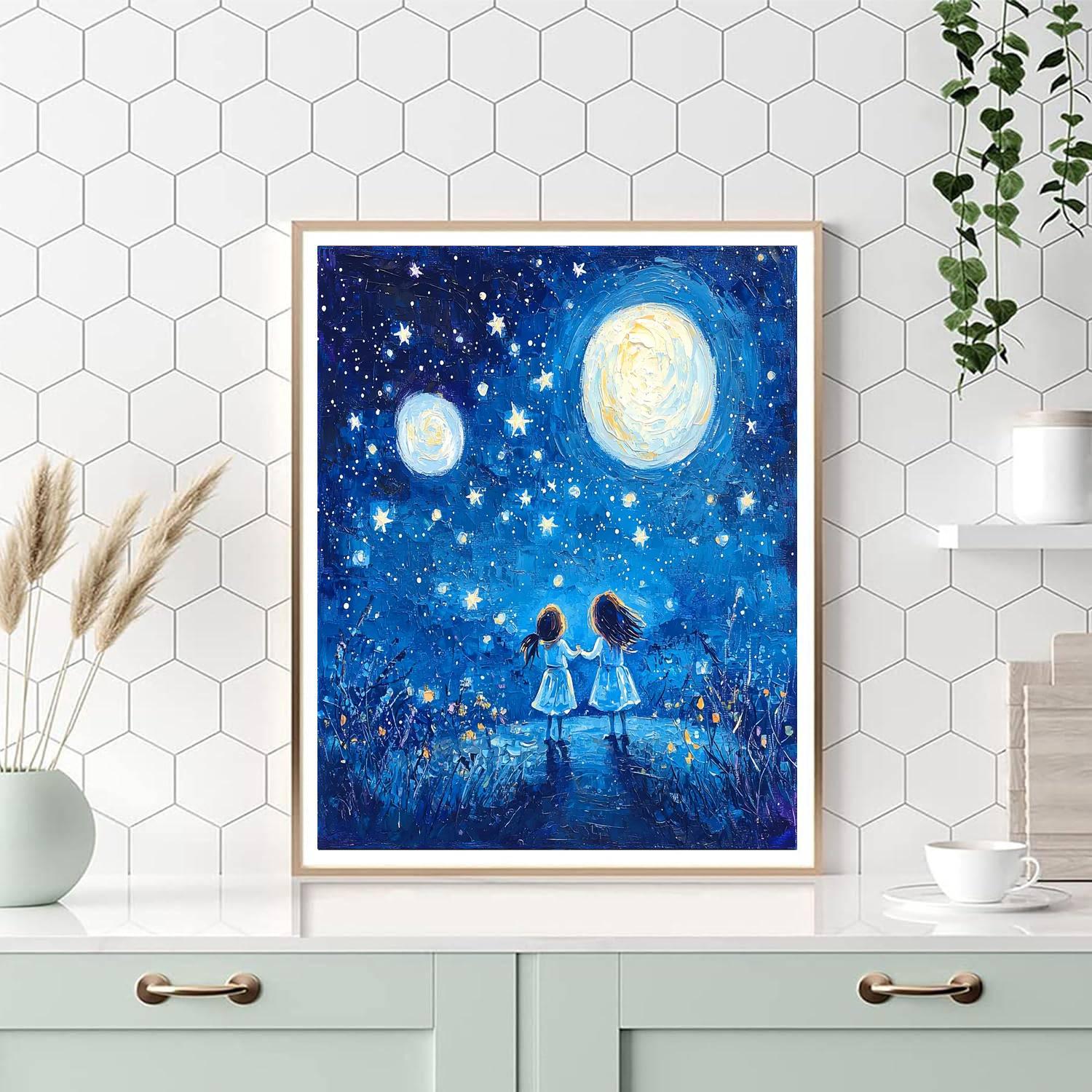 Painting The Stars Together Paint By Number