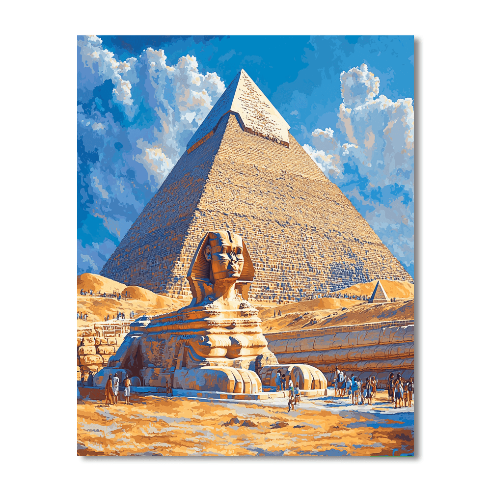 Giza Necropolis Numbered Painting Kits