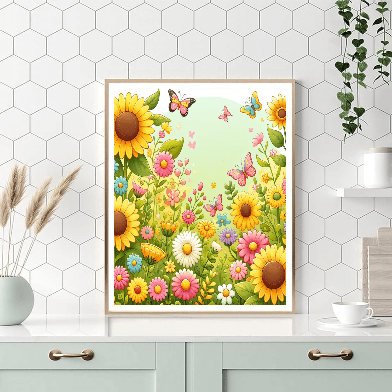 Nature's Whimsy Garden Escape Numbered Painting Kits