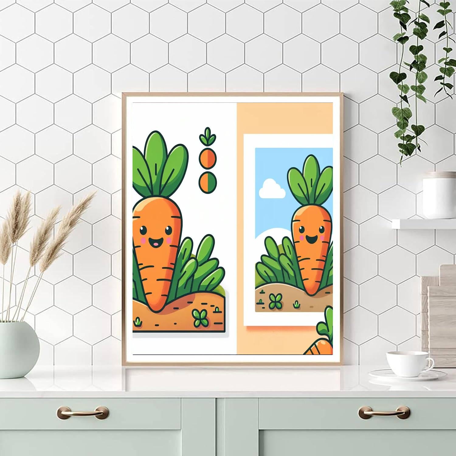 Creative Carrot Paint By Numbers Art