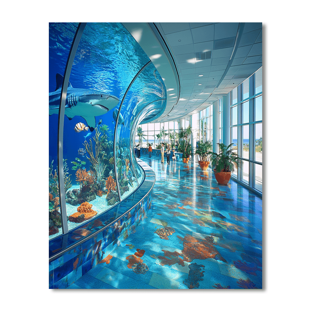 Okinawa Churaumi Aquarium Paint By Numbers