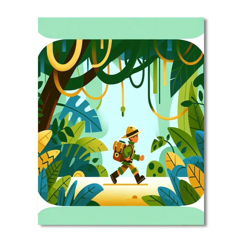 Jungle Adventures Numbered Painting Kits