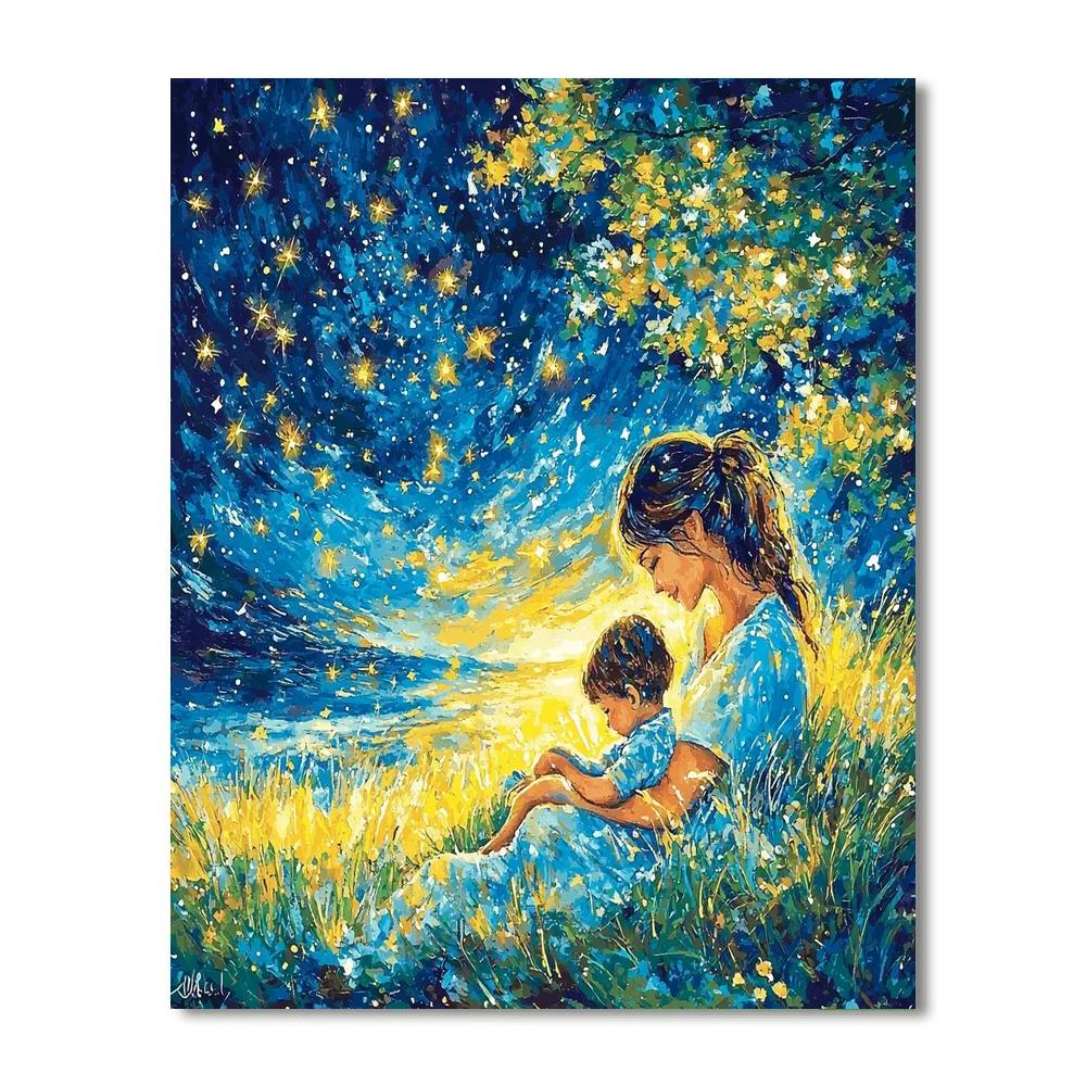 Sweet Memories Under The Stars DIY Paint By Numbers