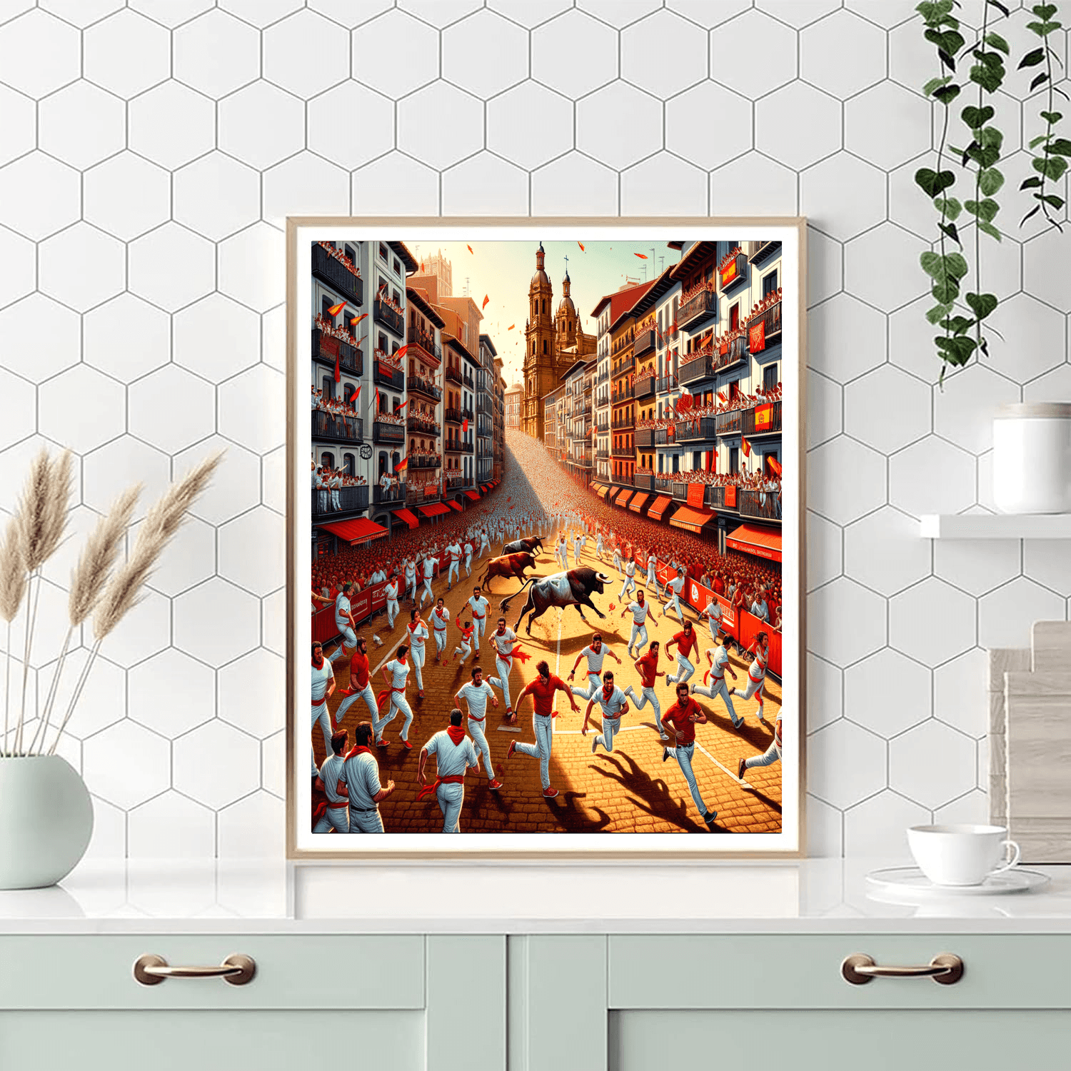 Fiesta De San Fermín - Spain Paint By Color