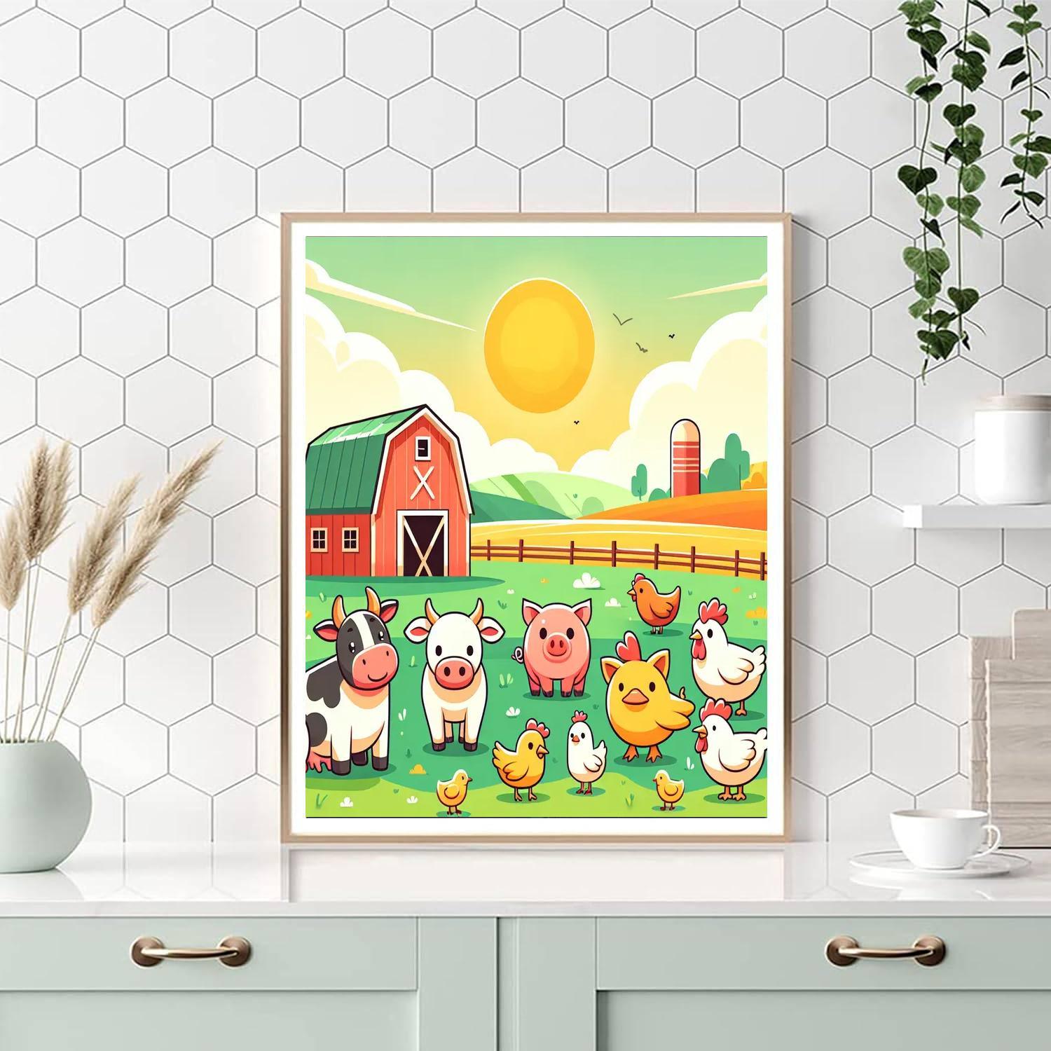 Farm Fresh Adventure Numbered Painting Kits