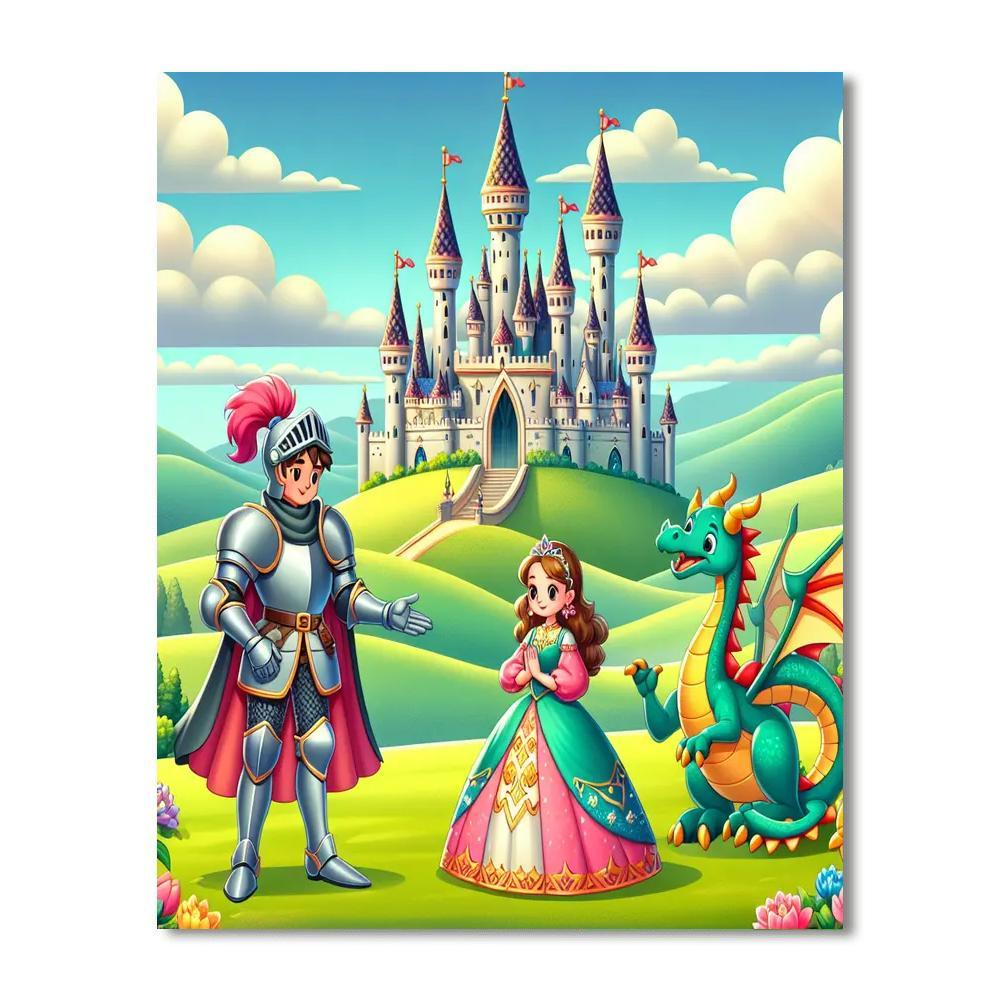 Royal Fantasy Adventures Painting By Numbers Kit